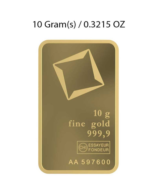 Valcambi 10g Gold Bar image 1