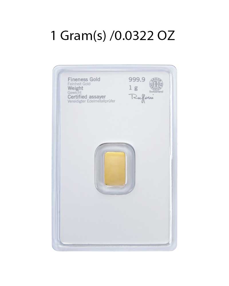 Heraeus 1g Gold Bar image 1