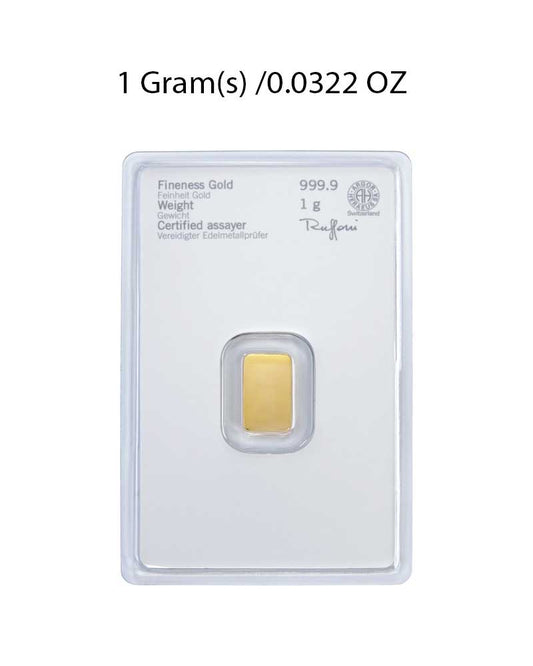 Heraeus 1g Gold Bar image 1