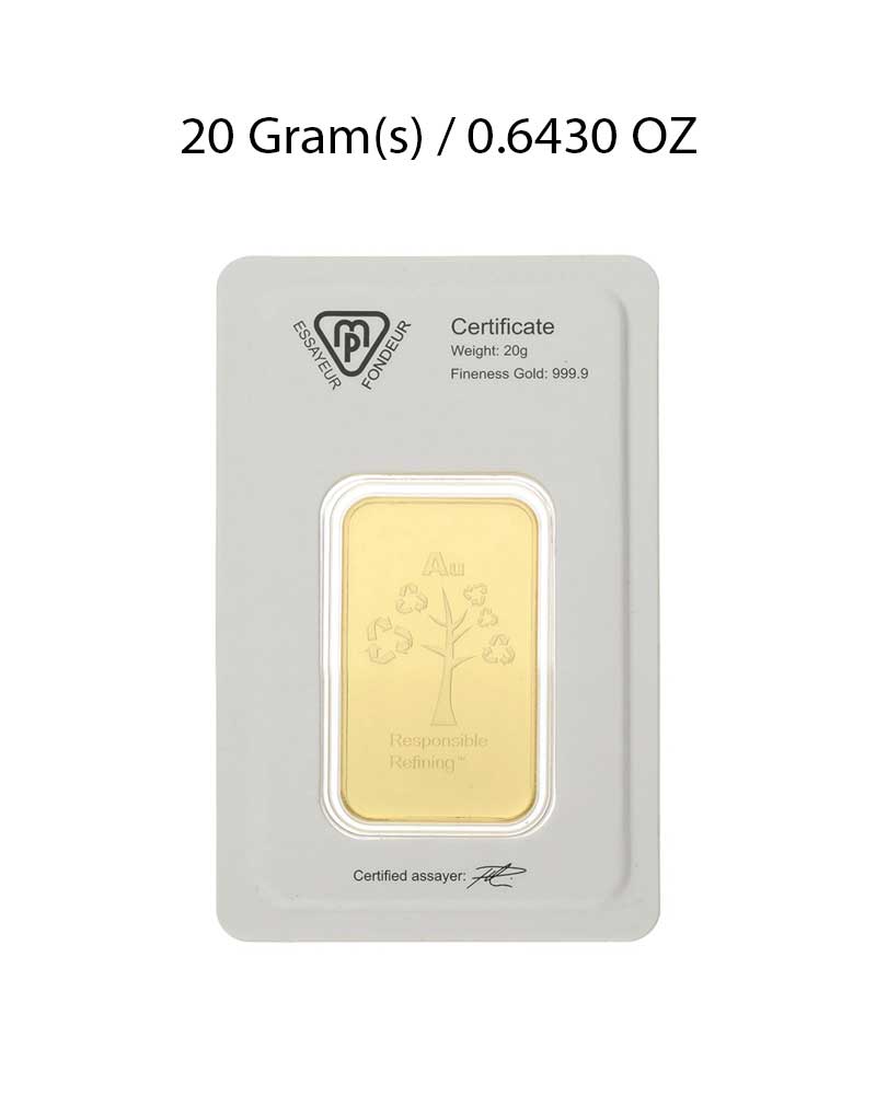Metalor 20g Gold Bar image 1