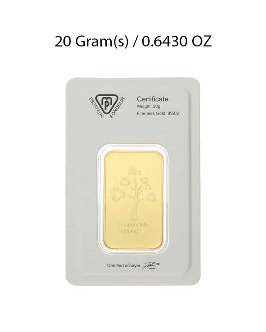 Metalor 20g Gold Bar image 1