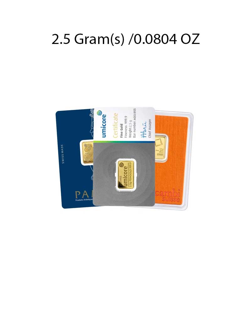 2.5g Gold Bar Best Value (Brand New) image 0
