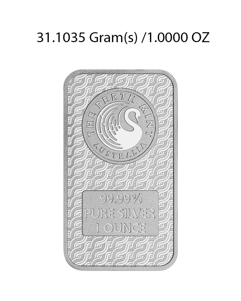 Perth Mint 1oz Lunar Dragon Silver Bar image 2