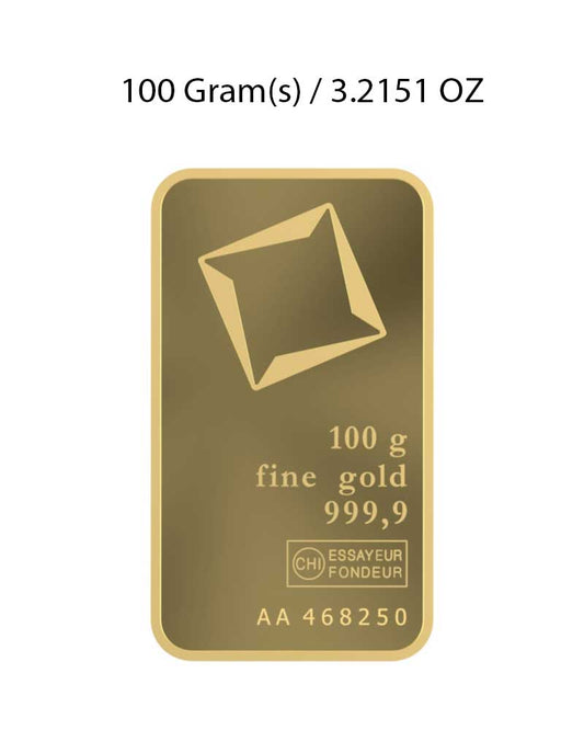 Valcambi 100g Gold Bar image 1