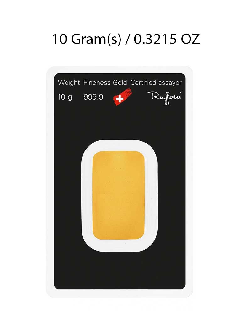 10g Gold Bar Argor-Heraeus image 1
