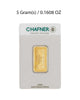 C. Hafner 5g Gold Bar image 0