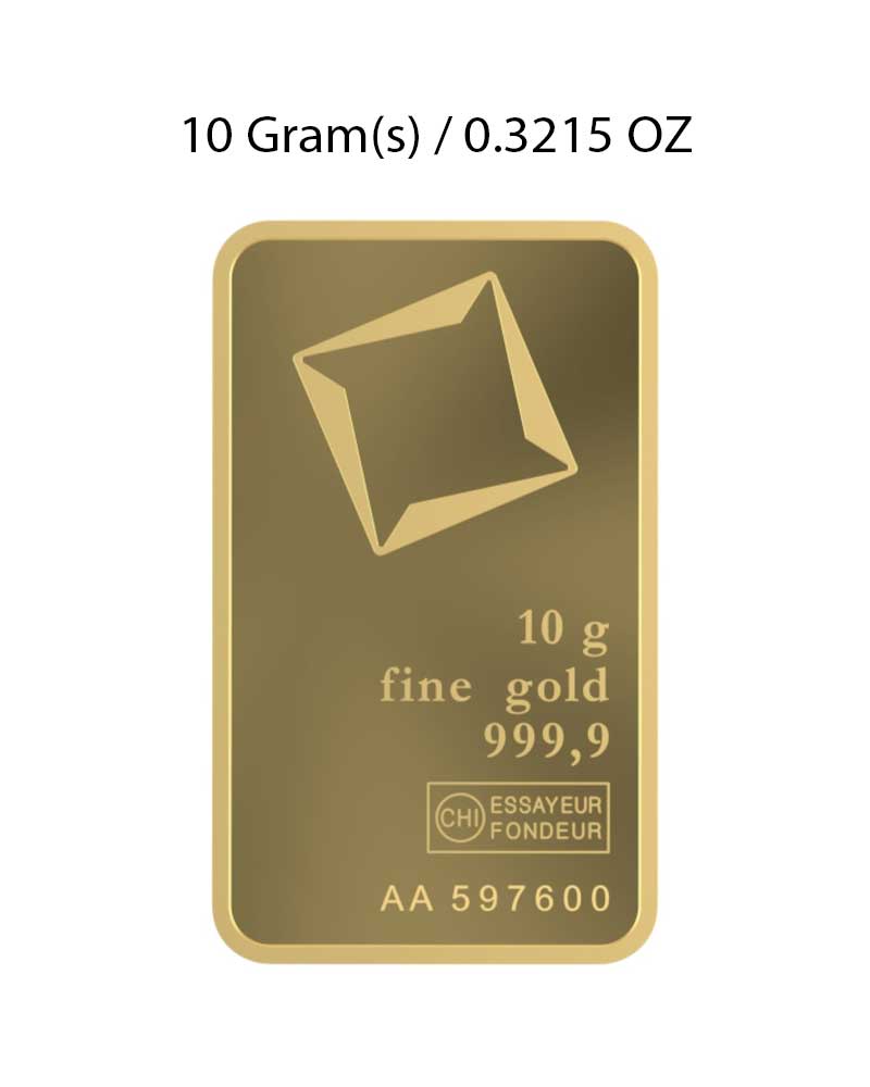 Valcambi 10g Gold Bar image 1