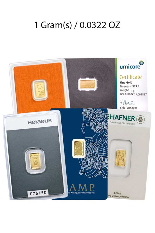 1 Gram Best Value Gold Bar – Brand New image 0