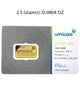 Umicore 2.5g Gold Bar image 0