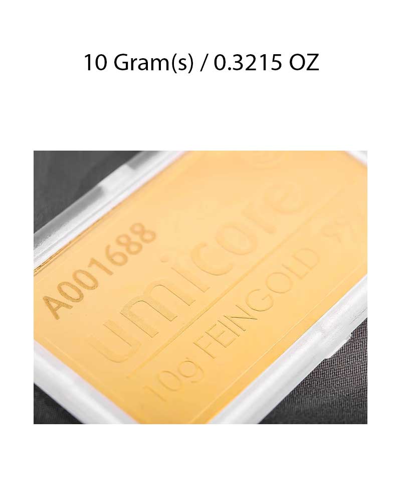 Umicore 10g Gold Bar image 2