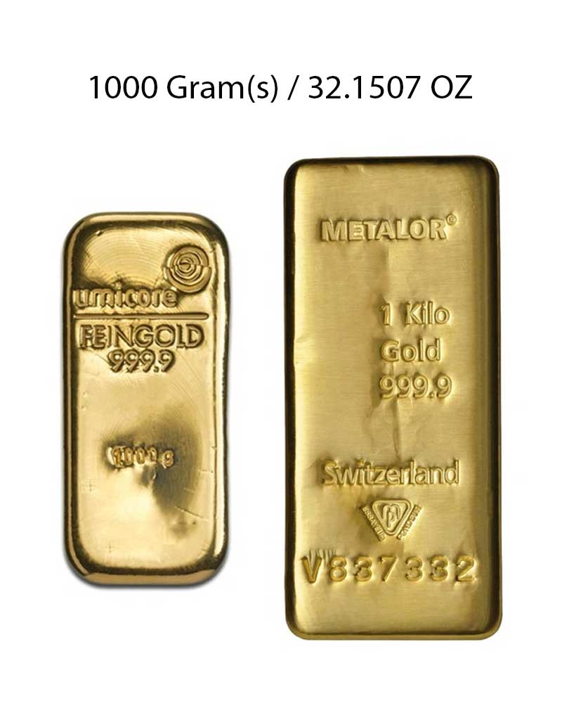 1kg Gold Bar Best Value (Brand New) image 0