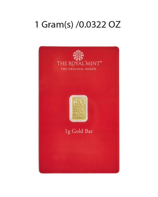 1g Lakshmi Gold Bar image 0