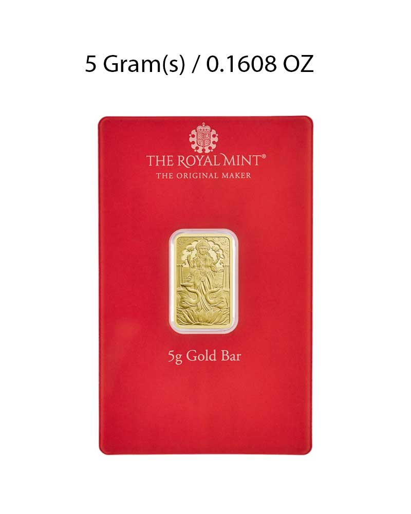 5g Lakshmi Gold Bar image 0
