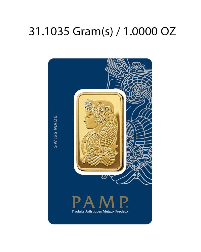 PAMP Suisse Lady Fortuna 1oz Gold Bar image 0