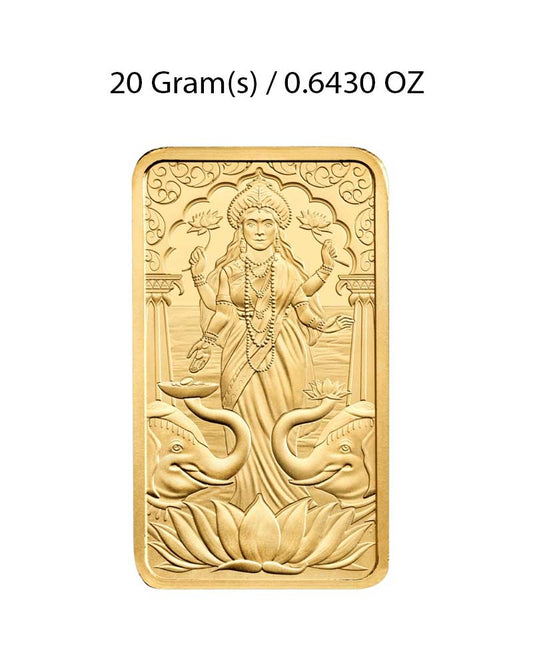 20g Lakshmi Gold Bar image 1
