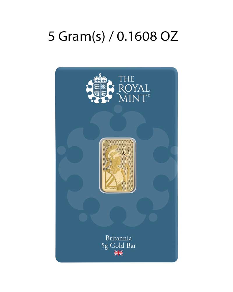 The Royal Mint 5g Gold Bar image 0