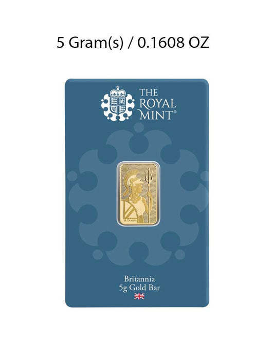 The Royal Mint 5g Gold Bar image 0