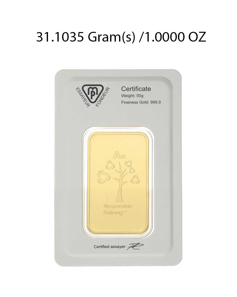 Metalor 1Oz Gold Bar image 1