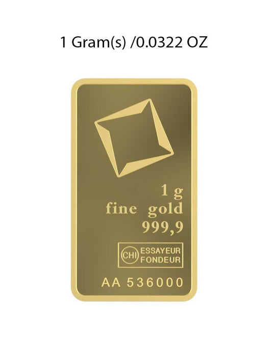 Valcambi 1g Gold Bar image 1