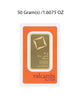 Valcambi 50g Gold Bar image 0