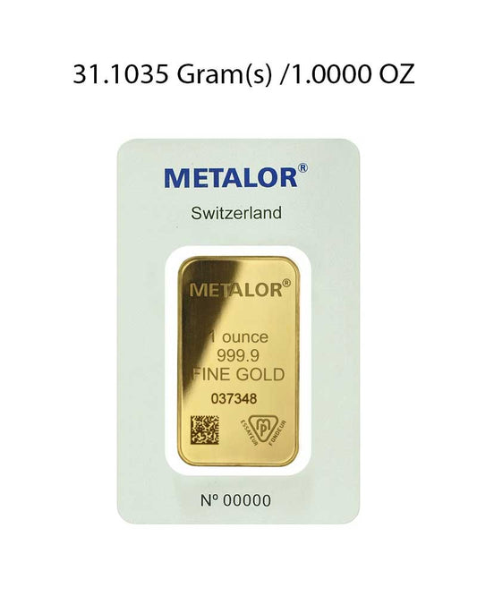 Metalor 1Oz Gold Bar image 0