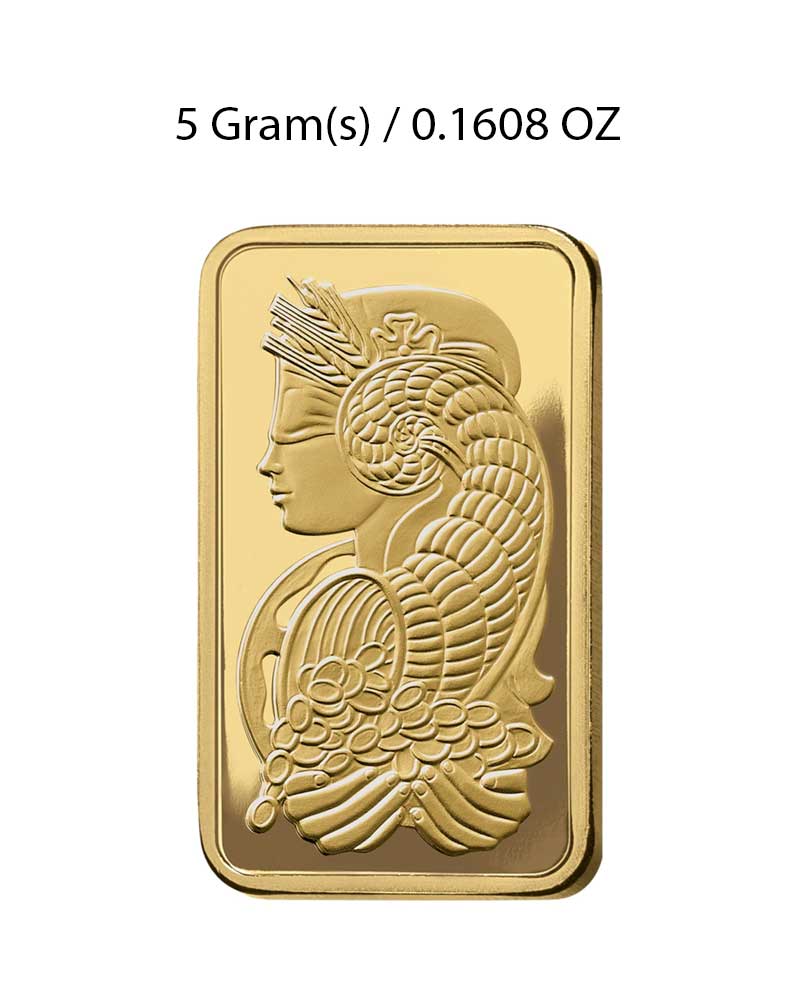 PAMP Suisse Lady Fortuna 5g Gold Bar image 1