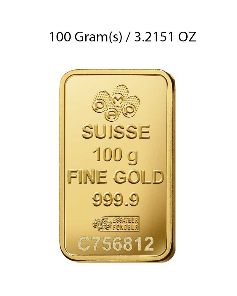 PAMP Suisse Lady Fortuna 100g Gold Bar image 2