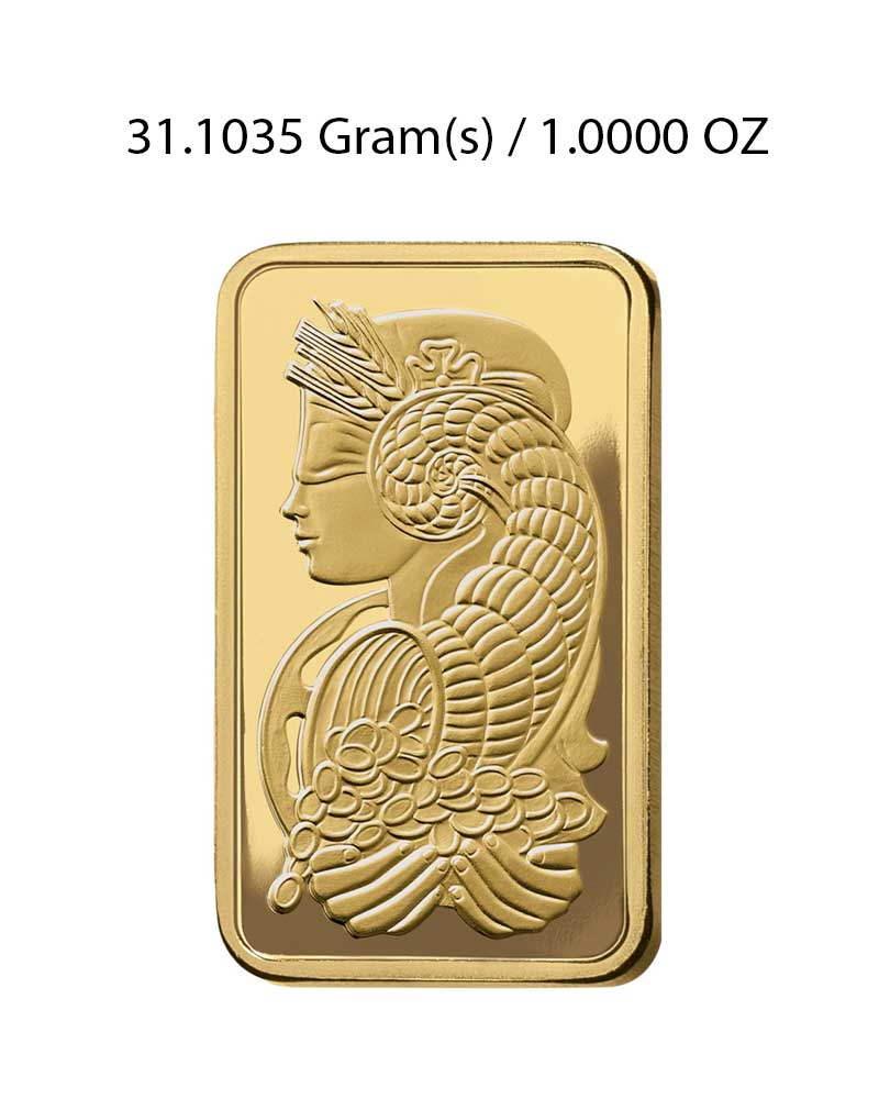 PAMP Suisse Lady Fortuna 1oz Gold Bar image 1