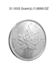 2026 Silver Maple Leaf Coin 1oz image 0