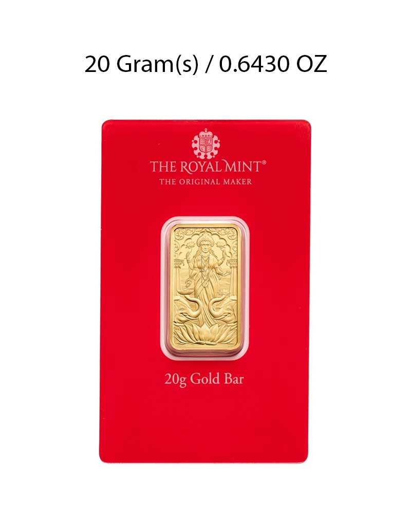20g Lakshmi Gold Bar image 0
