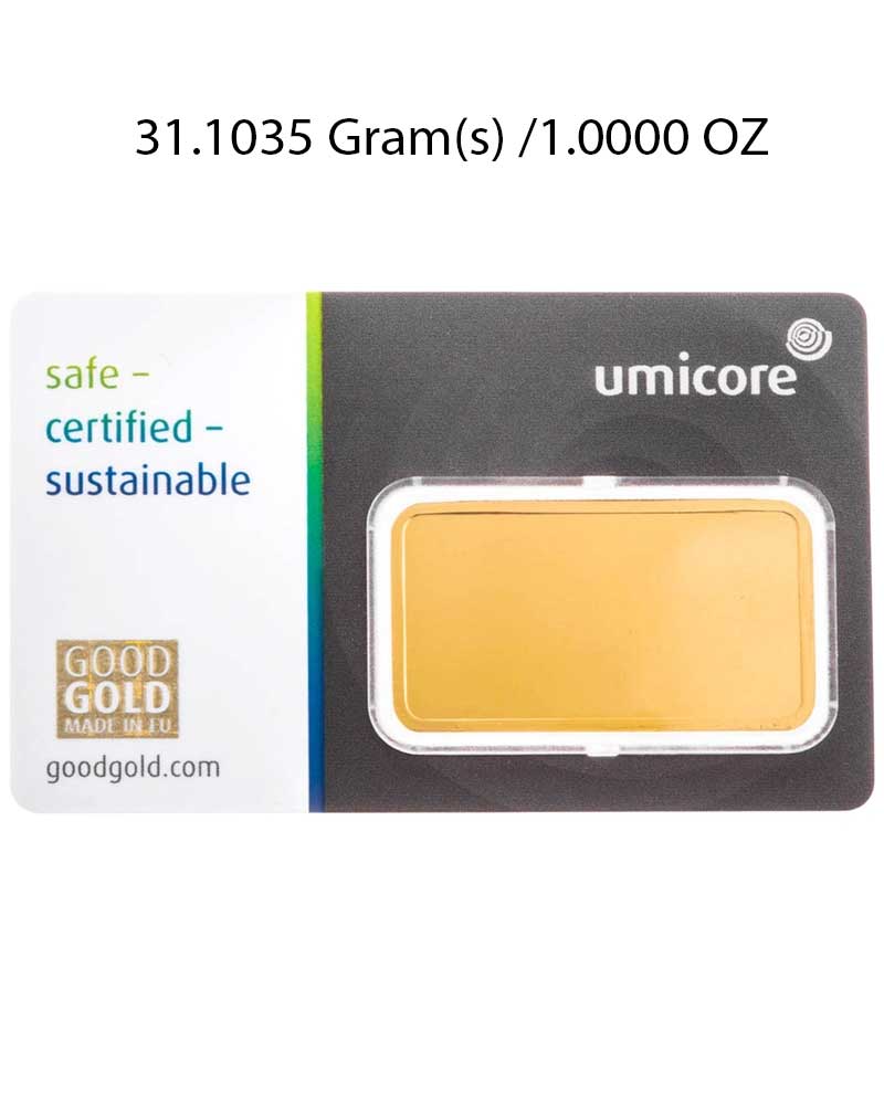 Umicore 1Oz Gold Bar image 1