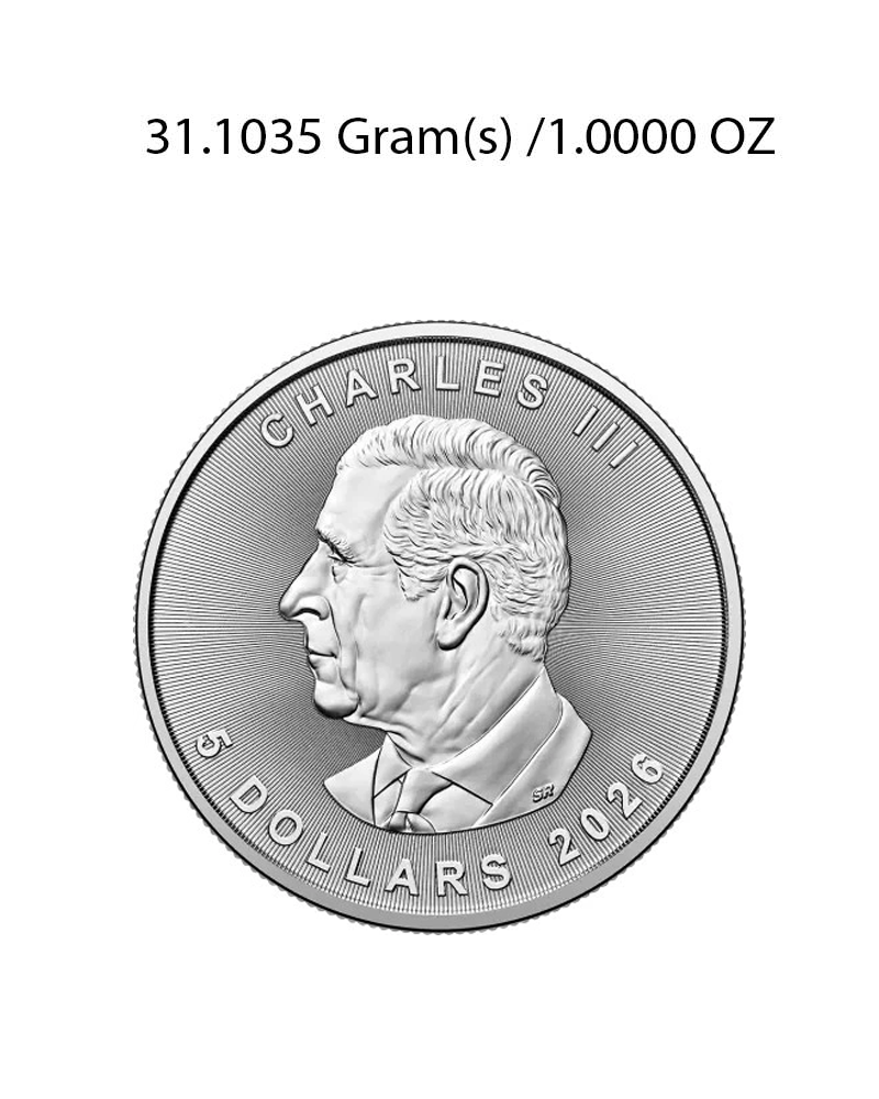2026 Silver Maple Leaf Coin 1oz image 1