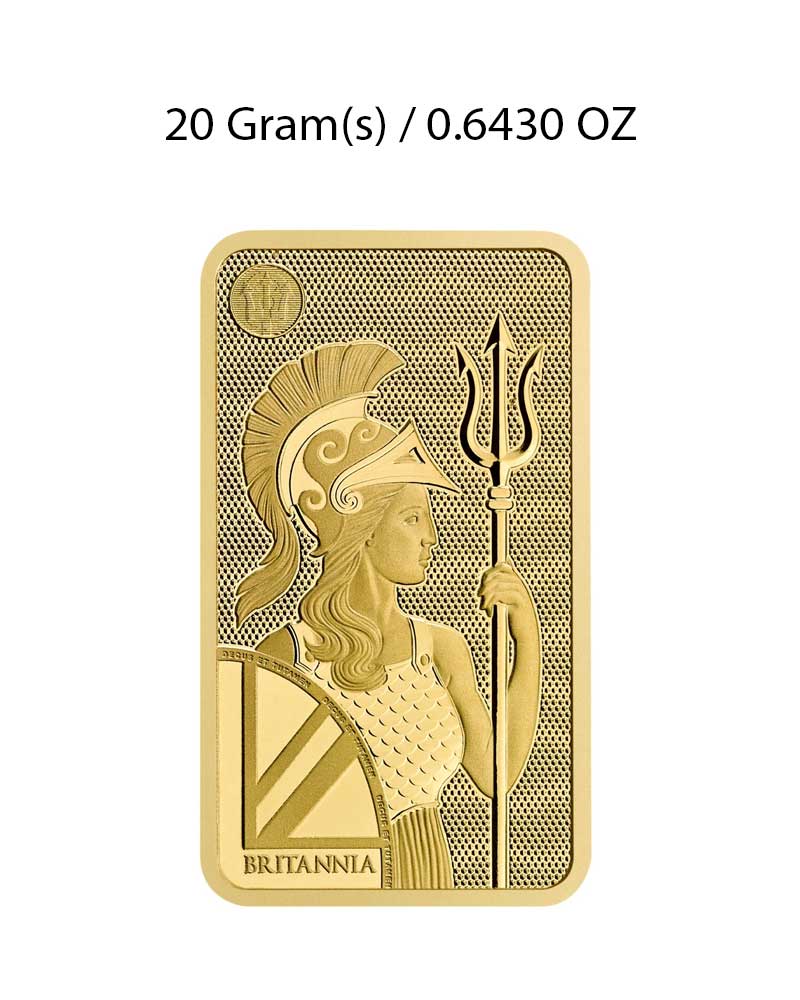The Royal Mint 20g Gold Bar image 2