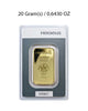 Heraeus 20g Gold Bar image 0