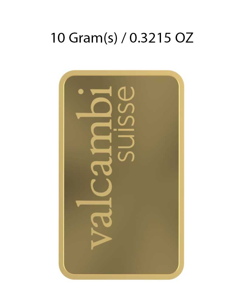Valcambi 10g Gold Bar image 2