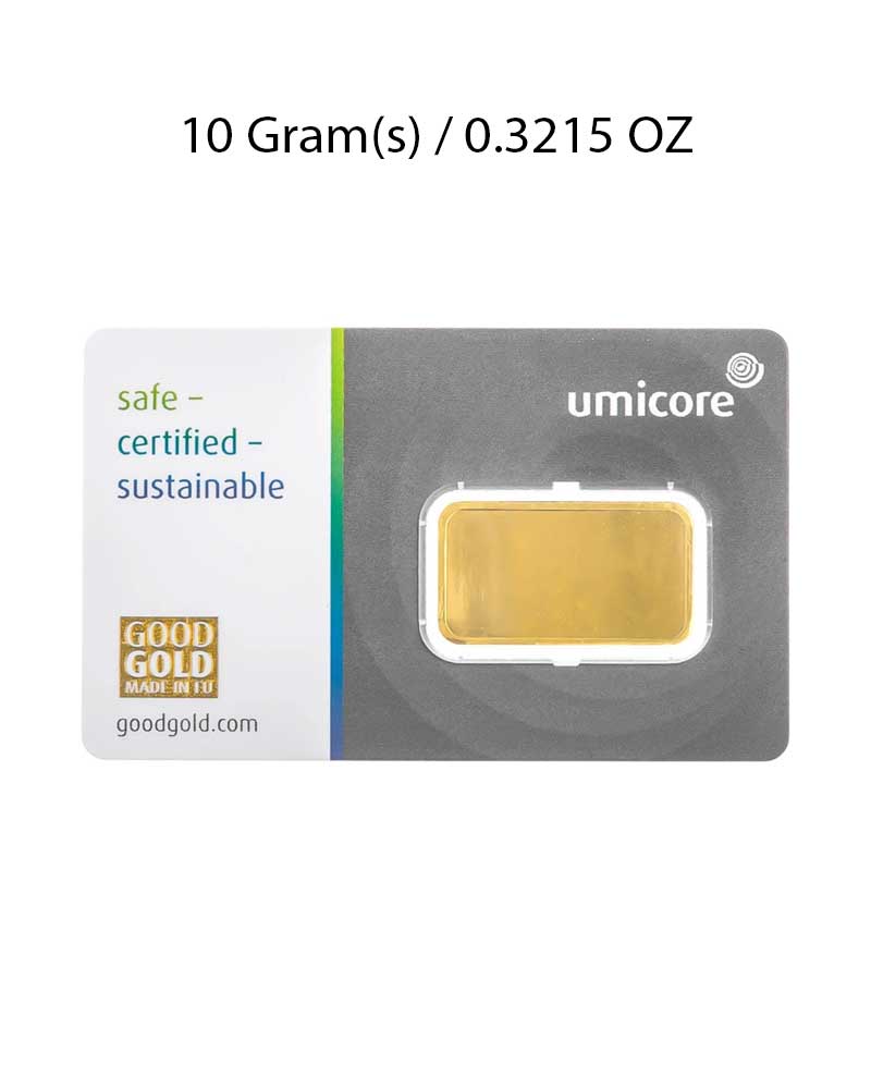 Umicore 10g Gold Bar image 1