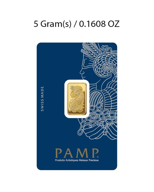 PAMP Suisse Lady Fortuna 5g Gold Bar image 0