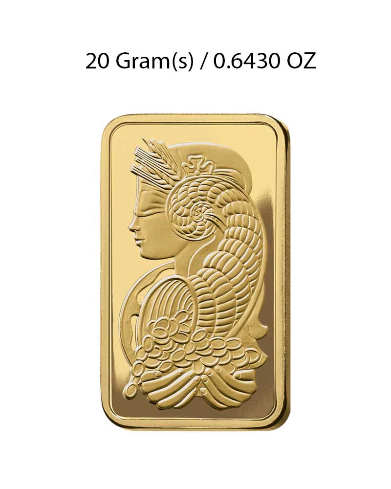 PAMP Suisse Lady Fortuna 20g Gold Bar image 1