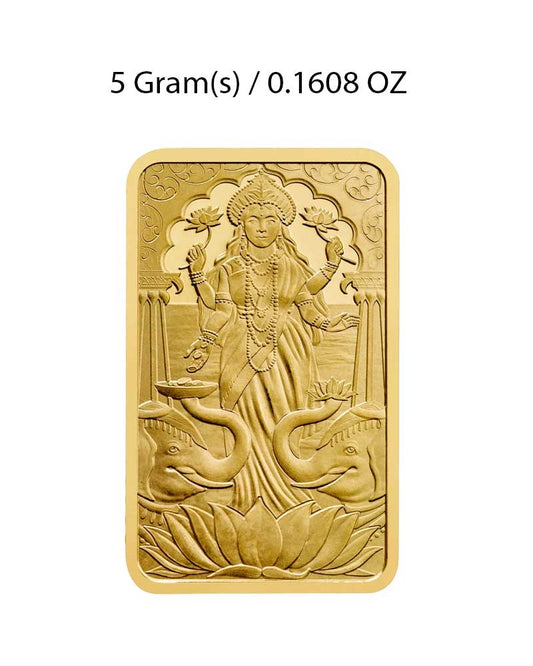 5g Lakshmi Gold Bar image 1