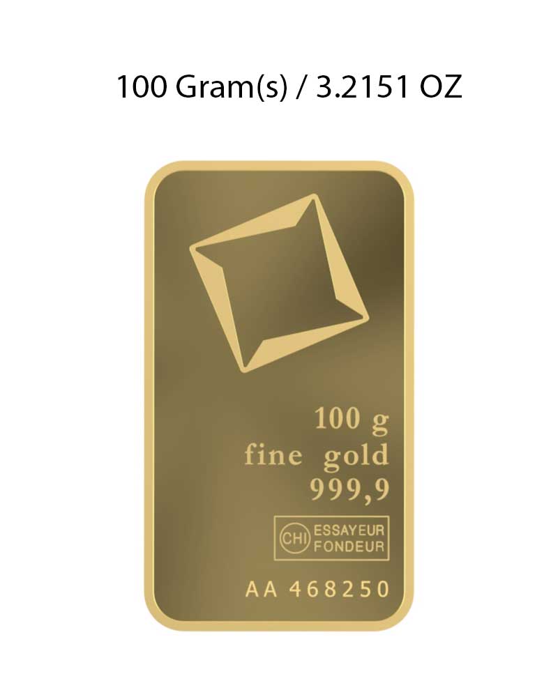 Valcambi 100g Gold Bar image 1