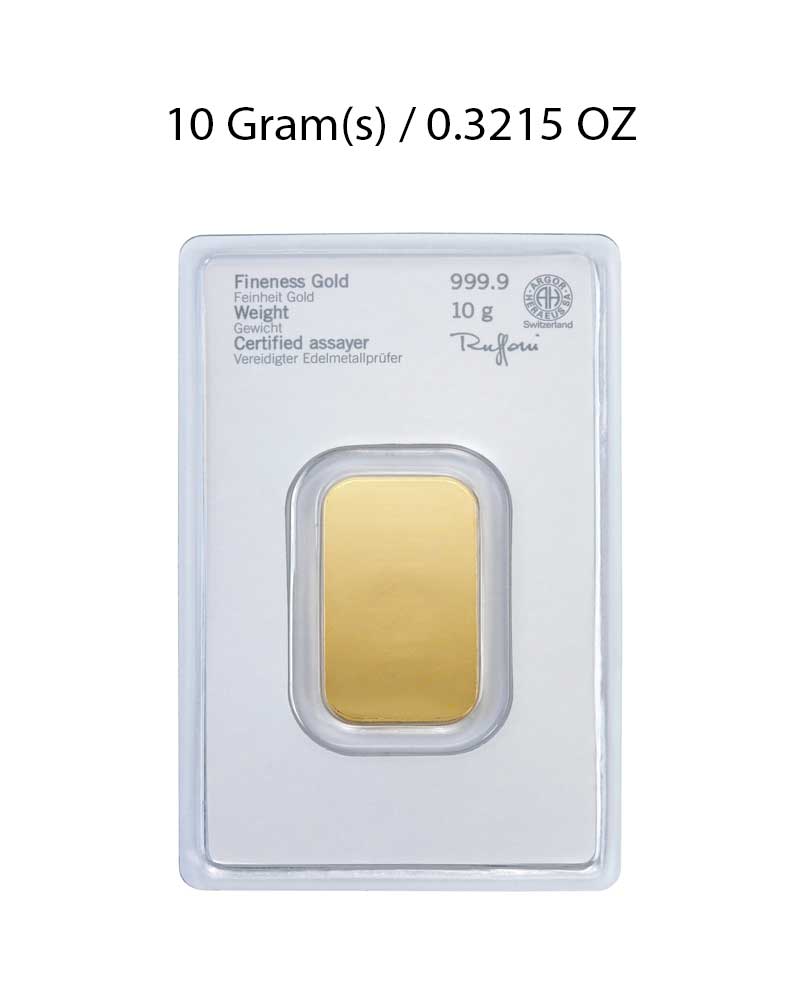Heraeus 10g Gold Bar image 1