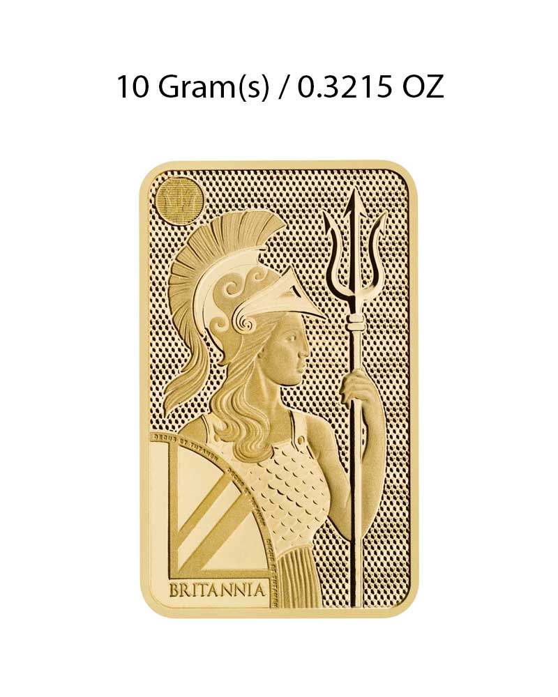 The Royal Mint 10g Gold Bar image 2