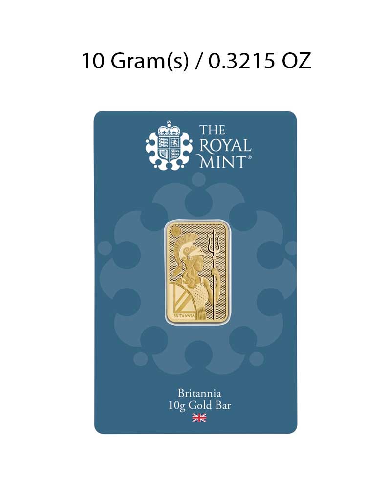 The Royal Mint 10g Gold Bar image 0