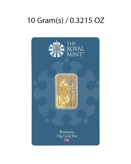 The Royal Mint 10g Gold Bar image 0