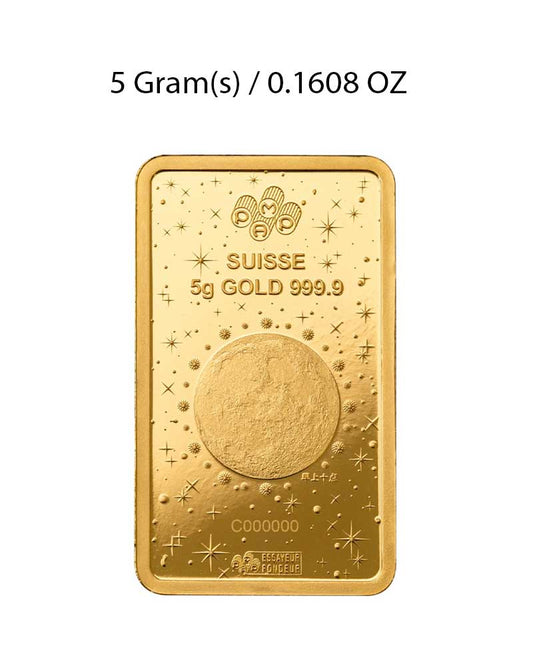 5g Gold Bar 2025 Year of the Snake PAMP image 1